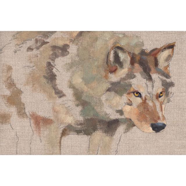 Leinwandbild Timber Wolf I Rosalind Wheeler Größe: 81cm H x 122cm B on Productcaster.