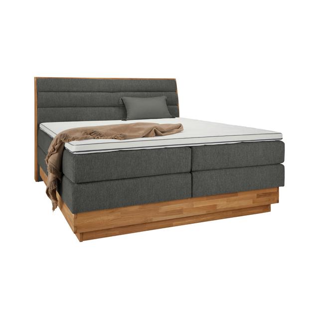 Boxspringbett Marissa mit Topper und Bettkasten COTTA Härtegrad: H3/H4, Farbe: Eis, Topper: Topper Premium 5 cm 25RG on Productcaster.