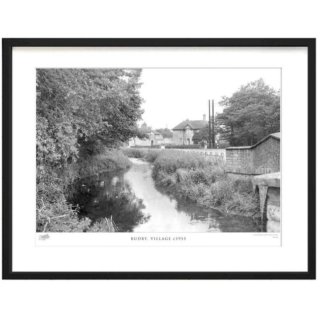 'Budby, Village C1955' - Picture Frame Photograph Print on Paper The Francis Frith Collection Size: 45cm H x 60cm W x 2.3cm D on Productcaster.