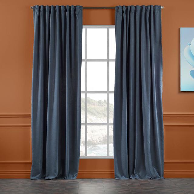 100% Blackout Thermal Extra Long & Extra Wide Decorative Curtain Single Panel Lilijan Home & Curtain Panel Size: 280cm Width x 175cm Drop, Curtain Col on Productcaster.