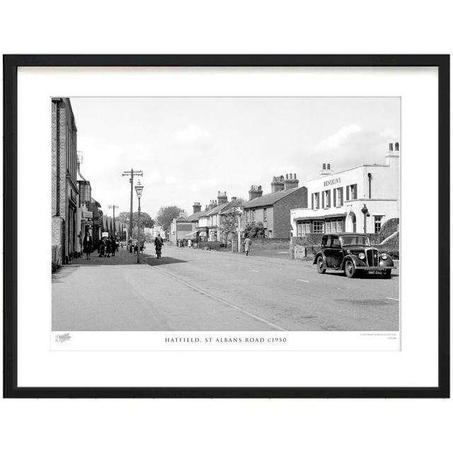 Hatfield, St Albans Road C1950 by Francis Frith - Single Picture Frame Print The Francis Frith Collection Size: 28cm H x 36cm W x 2.3cm D on Productcaster.