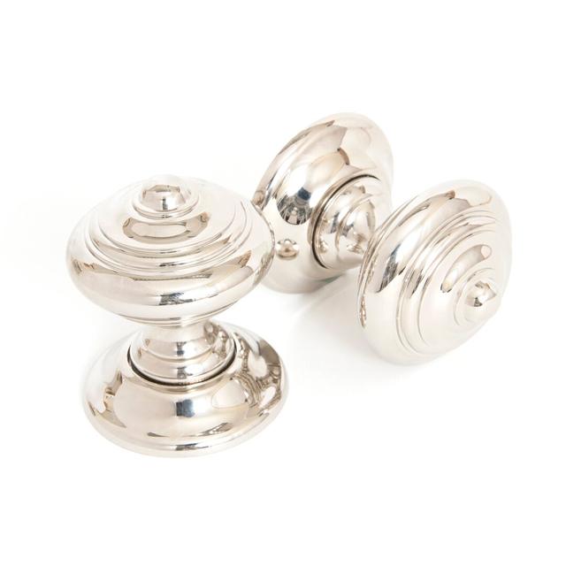 Elmore Passage Door Knob (Set of 2) From The Anvil Finish: Polished Nickel on Productcaster.