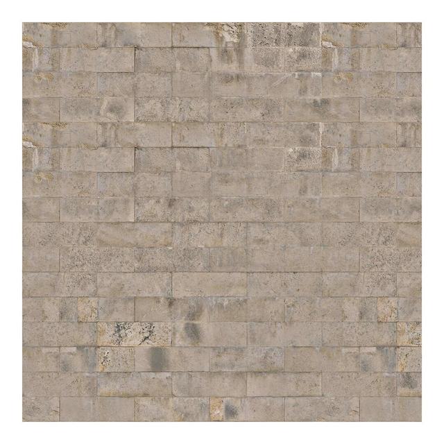 Brick Semi-Gloss Wallpaper Roll East Urban Home Size: 2.4m x 240cm, Materialqualität: Standard (110 g/m²) on Productcaster.