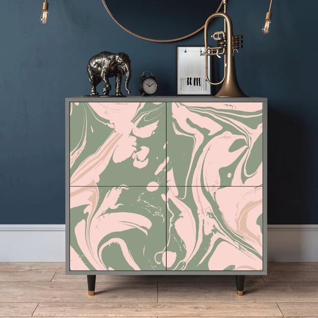 94Cm Wide Sideboard Furny Pattern: Aquarelle on Productcaster.