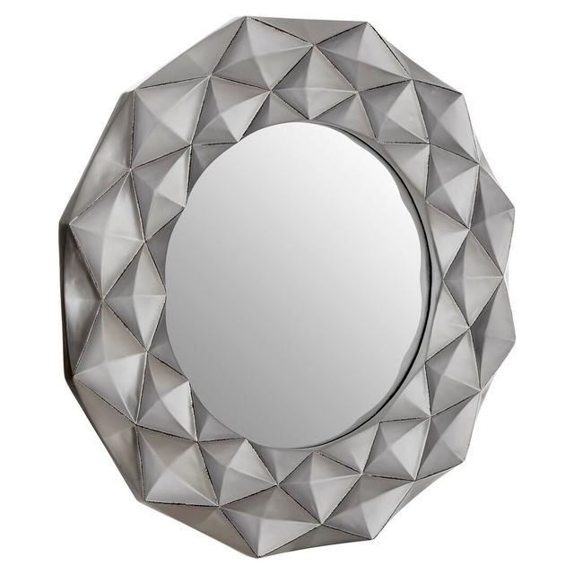 Pettiford Accent Mirror Bloomsbury Market Finish: Light Silver on Productcaster.