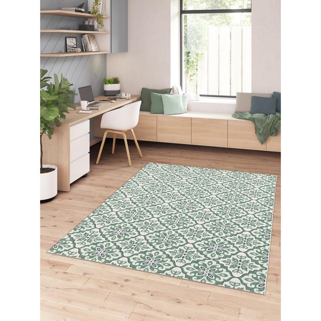 Rug in Green by Longweave, Rug Size: Rectangle 200 x 290cm on Productcaster.