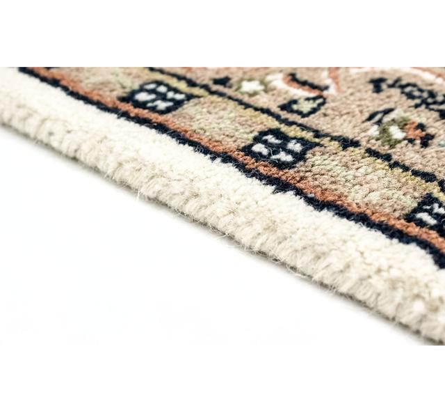 Richey Oriental Hand-Knotted Beige Area Rug Set Latitude Vive Rug Size: Runner 80 x 250cm on Productcaster.