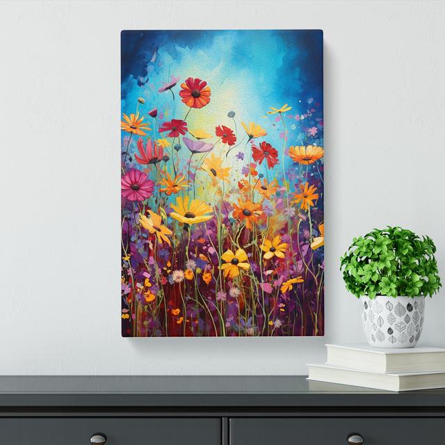 Wildflowers Expressionism No.2 - Print Marlow Home Co. Size: 60cm H x 40cm W x 3cm D on Productcaster.