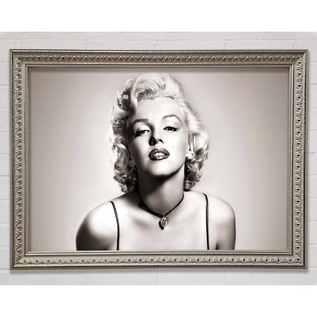 Marilyn Monroe Framed Print Bright Star Size: 21cm H x 29.7cm W on Productcaster.