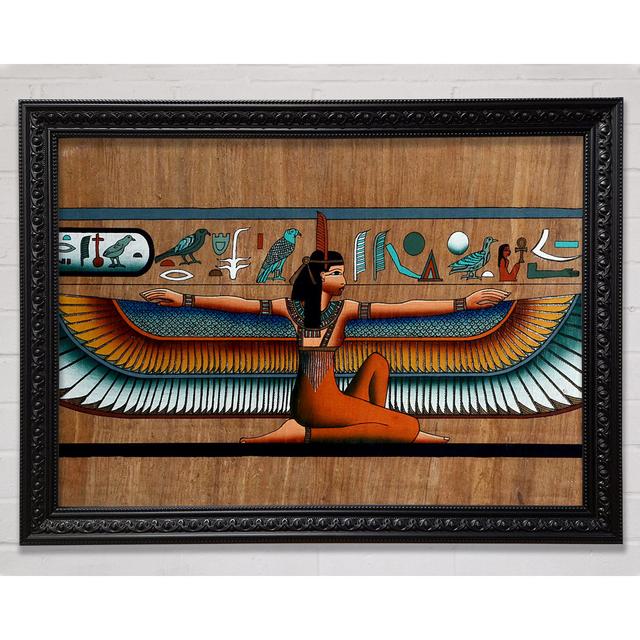 Egyptian Wings 1 Framed Print Bright Star Size: 21cm H x 29.7cm W on Productcaster.