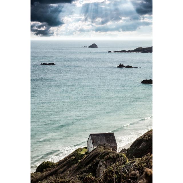 Remote Beach In France by LeoPatrizi - No Frame Art Prints on Canvas Beachcrest Home Size: 91cm H x 61cm W on Productcaster.