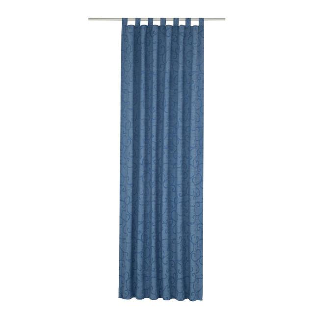 Siglerville Tab Top Room Darkening Thermal Curtain Ophelia & Co. Panel Size: 132 W x 225 D cm, Colour: Blue on Productcaster.