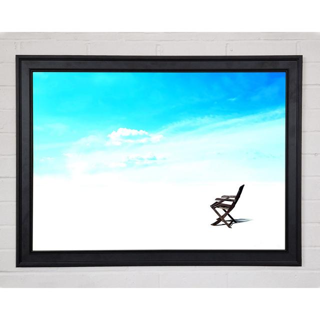 Stillness On The Beach Horizon Framed Print Highland Dunes Size: 42cm H x 59.7cm W x 1.5cm D on Productcaster.