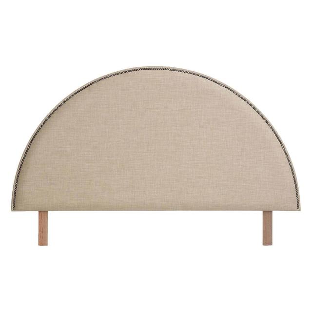 Aimara Upholstered Headboard 17 Stories Colour: Mink, Size: Single (3') on Productcaster.