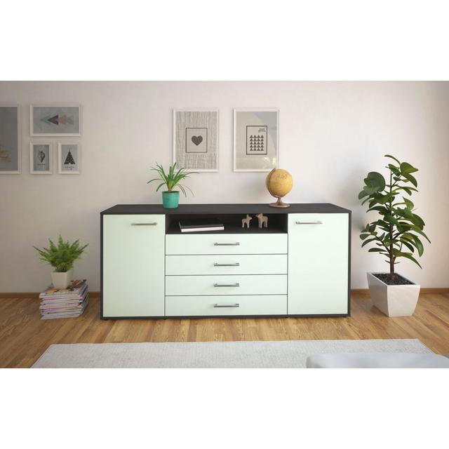 Sideboard Lesovsky 17 Stories Farbe (Korpus/Front): Mint/Anthrazit on Productcaster.