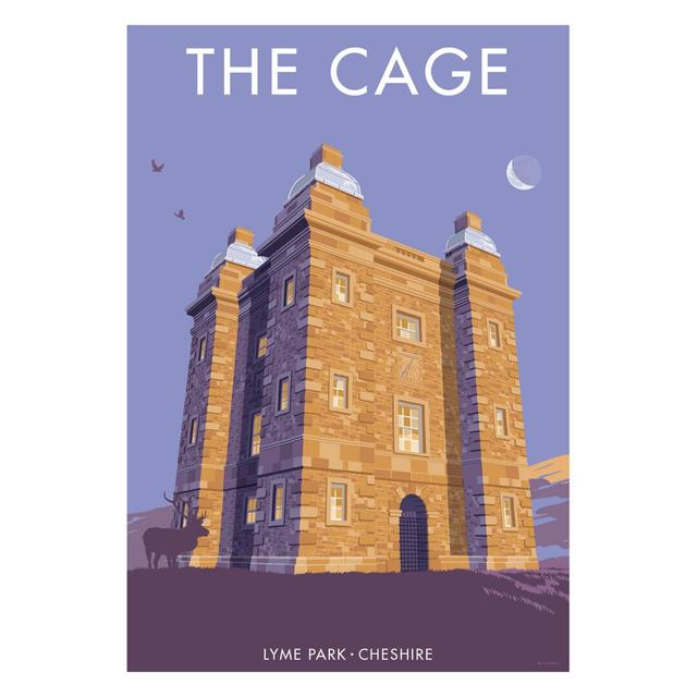 'The Cage Cheshire' Graphic Art East Urban Home Frame Options: No Frame, Size: 50cm H x 40cm W x 1cm D on Productcaster.