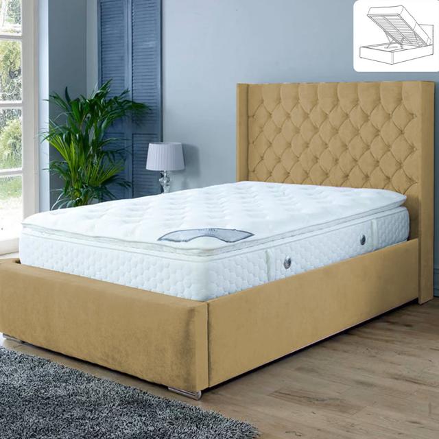 Gremillion Bed Ophelia & Co. Colour: Mink, Size: Single (3') on Productcaster.