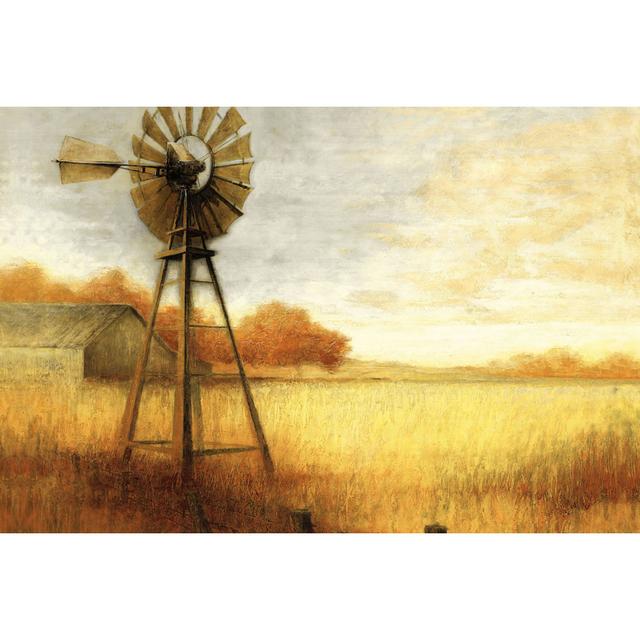 Fields Of Gold - Wrapped Canvas Painting Brambly Cottage Size: 20cm H x 30cm W x 3.8cm D on Productcaster.