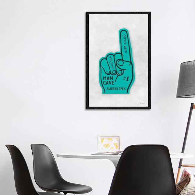 Man Cave Foam Hand von Seven Trees Design - Gallery-Wrapped Canvas Giclée on Canvas Lark Manor Größe: 101,06 cm H x 66,04 cm B x 3,81 cm T, Format: Sc on Productcaster.