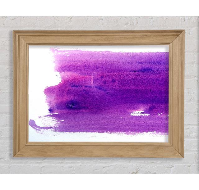 Purple Patience - Single Picture Frame Art Prints Bright Star Size: 59.7cm H x 84.1cm W x 8cm D on Productcaster.