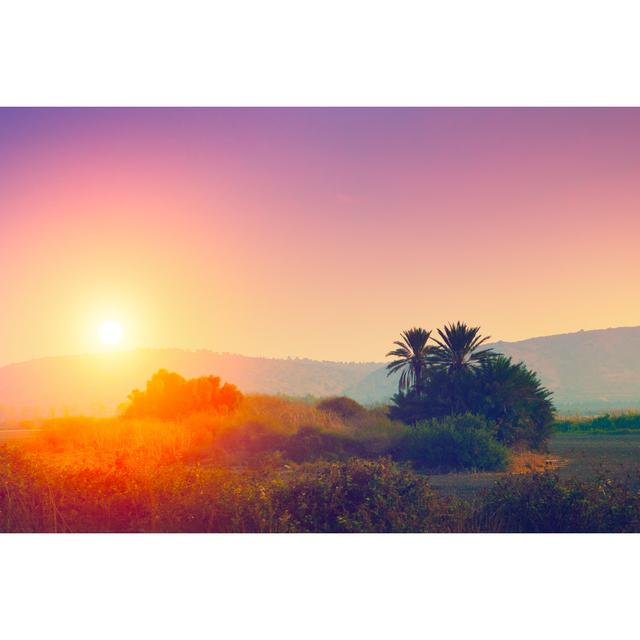 Sunrise over Desert by Vvvita - Wrapped Canvas Photograph Alpen Home Size: 20cm H x 30cm W on Productcaster.