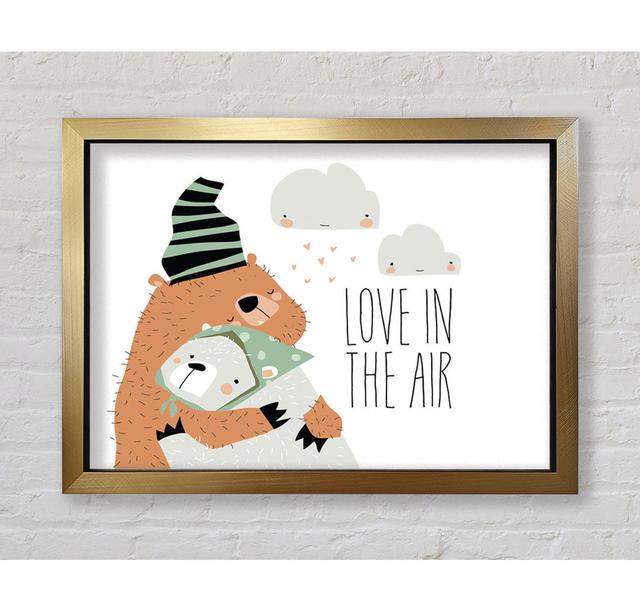 Love in In the Air Bears - Single Picture Frame Art Prints Bright Star Size: 59.7cm H x 84.1cm W x 3.4cm D on Productcaster.