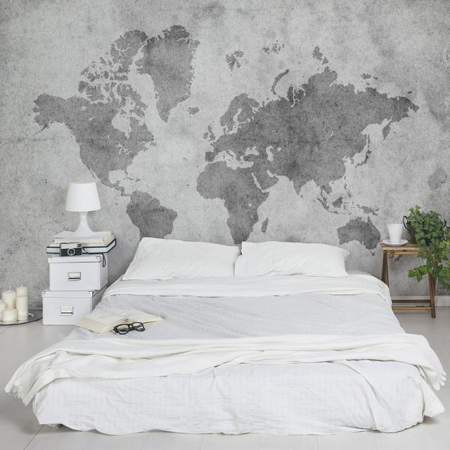 Keith Vintage World Map II 225cm L x 336cm W Roll Wallpaper Williston Forge Size: 290cm L x 432cm on Productcaster.