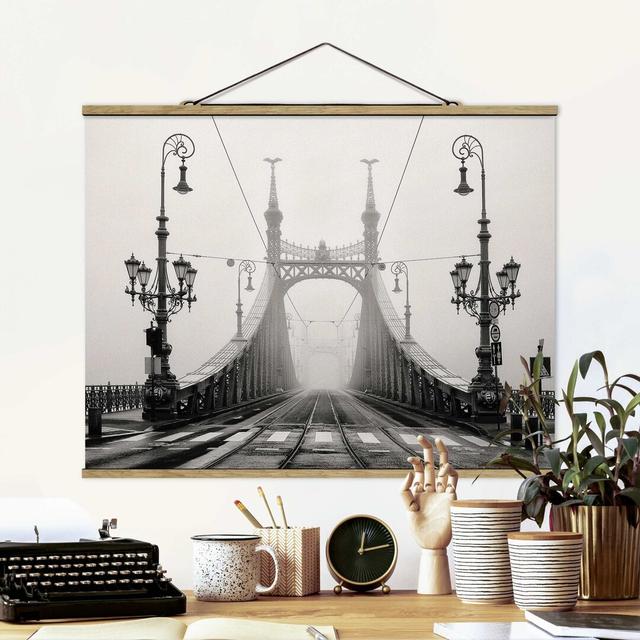 Fotodruck Budapest Bridge Rosalind Wheeler Größe: 37,5 cm H x 50 cm B x 0,3 cm T on Productcaster.