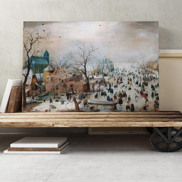 Hendrick Avercamp - Wrapped Canvas Painting East Urban Home Size: 40cm H x 60cm W on Productcaster.