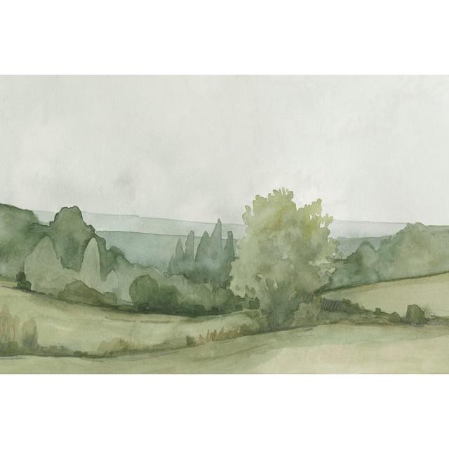 Vintage Landscape Sketch II by Emma Caroline - Wrapped Canvas Painting Print Rosalind Wheeler Size: 61cm H x 91cm W on Productcaster.