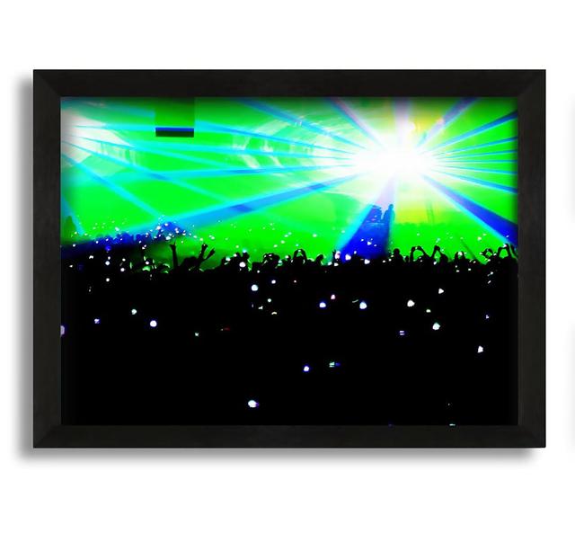 Green Rave - Picture Frame Painting on Canvas Latitude Run Size: 30cm H x 42cm W x 10cm D on Productcaster.