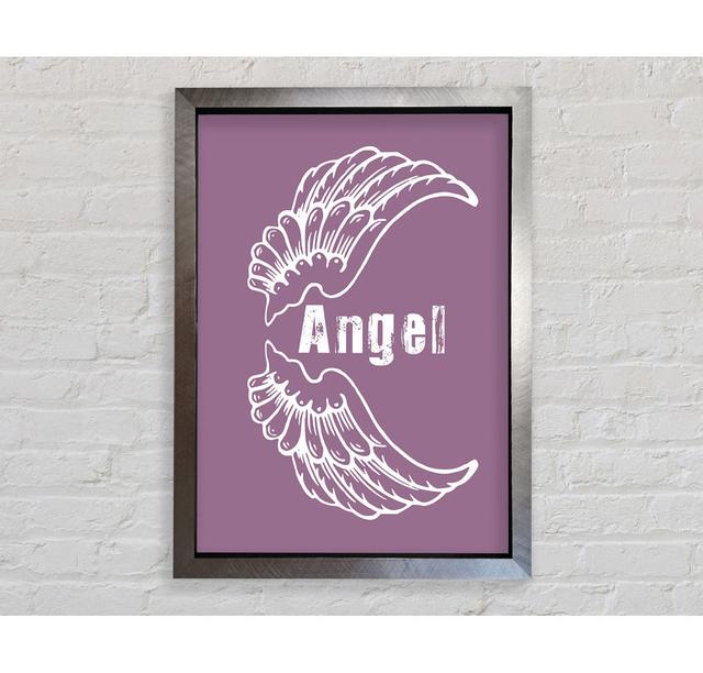 Angel Wings 3 - Single Picture Frame Art Prints Bright Star Colour: Dusty Pink, Size: 141.4cm H x 100cm W on Productcaster.