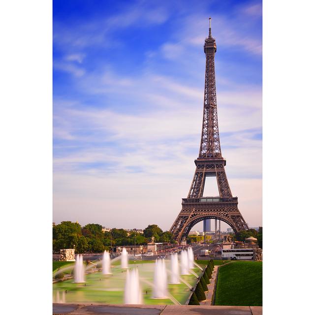 Lyndonville Paris Eiffel Tower - Wrapped Canvas Photograph Latitude Run Size: 91cm H x 61cm W x 3.8cm D on Productcaster.