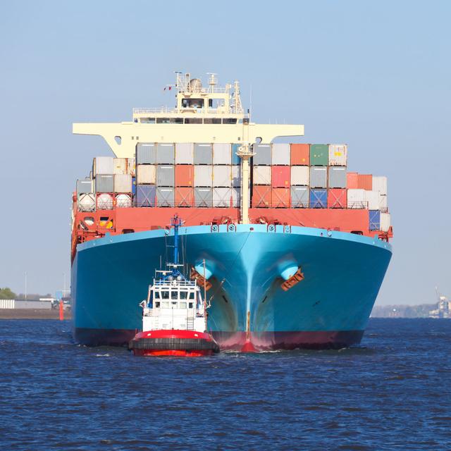 Container Ship In Hamburg by Mh-fotos - No Frame Art Prints on Canvas Breakwater Bay Size: 30cm H x 30cm W on Productcaster.