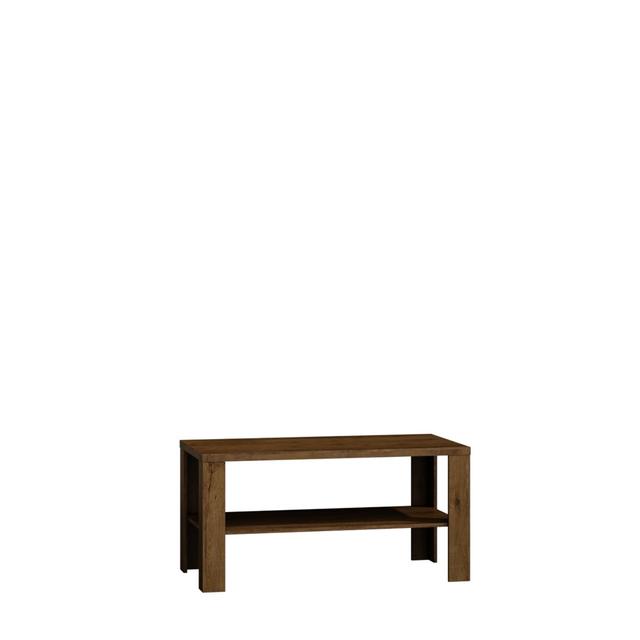 Viridian Coffee Table with Storage Union Rustic Colour: Golden Oak, Size: 59cm H x 120cm L x 60cm W on Productcaster.