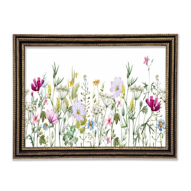 Summer Time Flowers 2 - Single Picture Frame Art Prints Rosalind Wheeler Size: 42cm H x 59.7cm W x 3cm D on Productcaster.