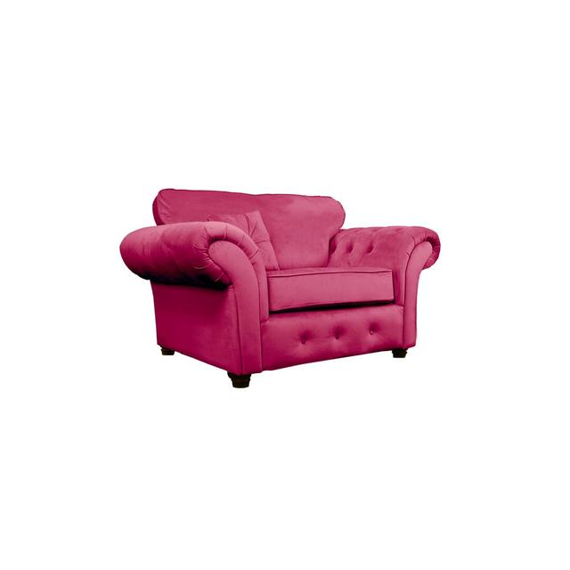 Lila Chesterfield Chair Mercer41 Upholstery Colour: Fuchsia on Productcaster.