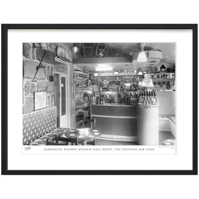 'Barmouth, Hendre Mynach Hall Hotel, the Cocktail Bar C1960' - Picture Frame Photograph Print on Paper The Francis Frith Collection Size: 40cm H x 50c on Productcaster.