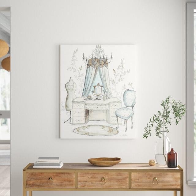 French Dressing Room by Tre Sorelle Studios - Wrapped Canvas Graphic Art Print East Urban Home Size: 101.6cm H x 81.28cm W on Productcaster.