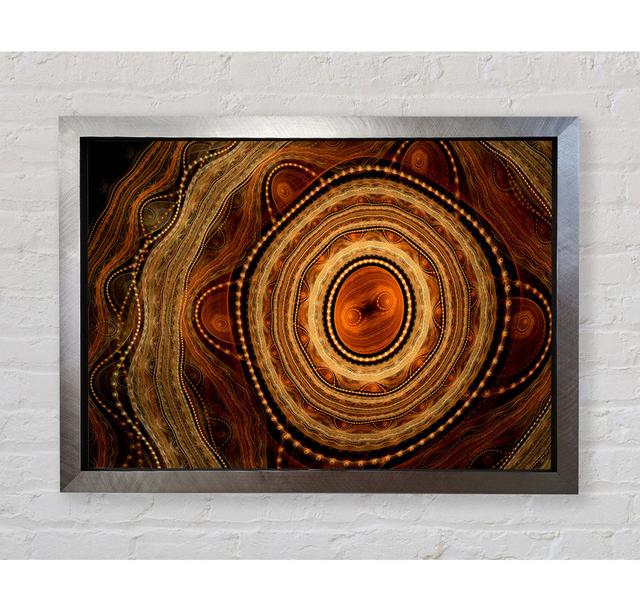 Aboriginal Tribal Power - Single Picture Frame Art Prints Bright Star Size: 42cm H x 59.7cm W x 3.4cm D on Productcaster.