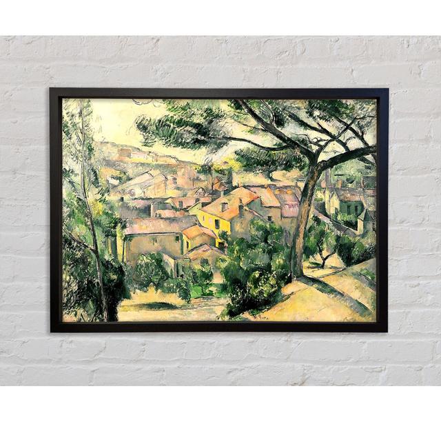 Lestaque Against The Sunlight von Paul Cezanne - Einzelbildrahmen Kunstdrucke auf Leinwand Bright Star Größe: 59,1 cm H x 84,1 cm B x 3,3 cm T on Productcaster.