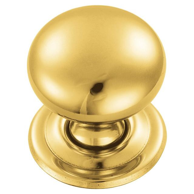 Hollow Victorian Knob 38Mm Carlisle Brass Size: 3.2cm, Finish: Satin Chrome on Productcaster.