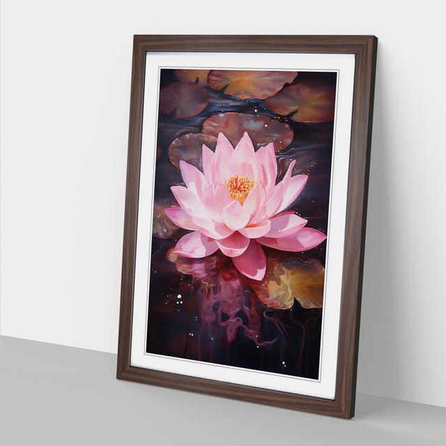 XYZ-FRM-V1223-4318 Single Picture Frame Art Prints on Wood Latitude Vive Format: Walnut Framed, Size: 46cm H x 34cm W x 2cm D on Productcaster.