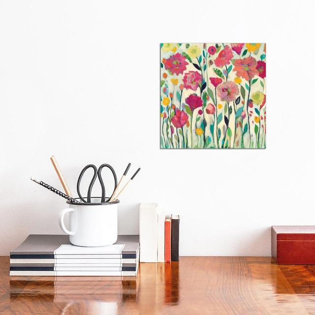 She Lived In Full Bloom by Carrie Schmitt - Wrapped Canvas Gallery-Wrapped Canvas Giclée ClassicLiving Size: 30.48cm H x 30.48cm W x 1.905cm D on Productcaster.