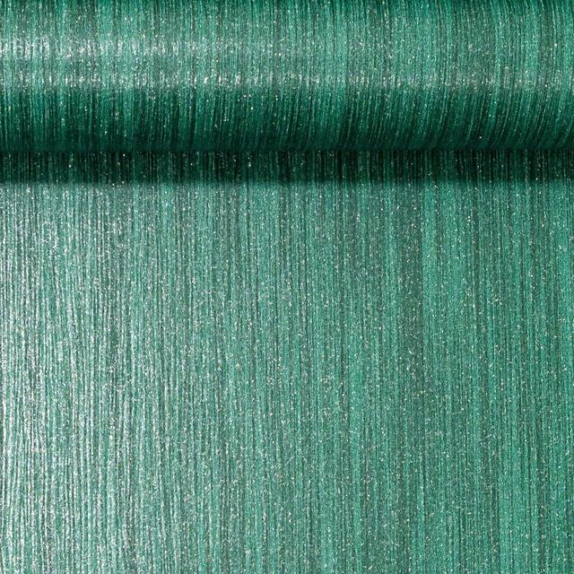 Leiona 10m x 53cm Textured Metallic Finish Wallpaper Roll 17 Stories Colour: Green/Black on Productcaster.