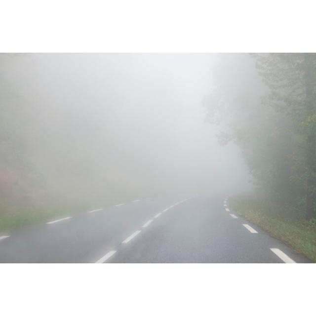 Fog On The Road by Legna69 - No Frame Art Prints on Canvas 17 Stories Size: 20cm H x 30cm W on Productcaster.