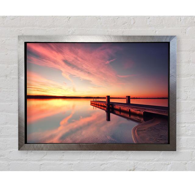 Sunset Off The Jeti - Print Bright Star Size: 42cm H x 59.7cm W x 3.4cm D on Productcaster.