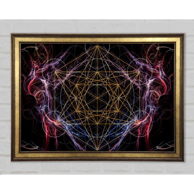 Metatrons Cube 2 - Print Brayden Studio Size: 29.7cm H x 42cm W x 1.5cm D on Productcaster.