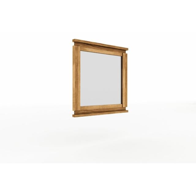 Fugate Wood Framed Wall Mounted Full Length Mirror Gracie Oaks Finish: Wild Oak, Size: 80cm H x 140cm W on Productcaster.