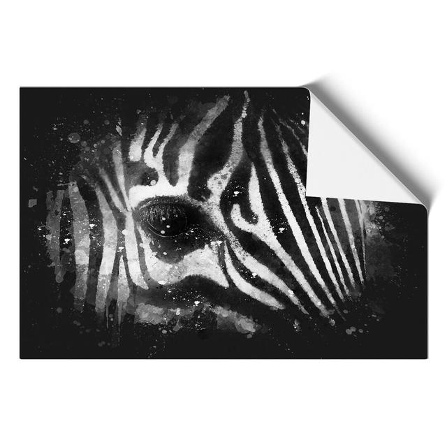 Zebra Vol.1 Paint Splash - Unframed Graphic Art East Urban Home Size: 21cm H x 30cm W x 0.1cm D on Productcaster.